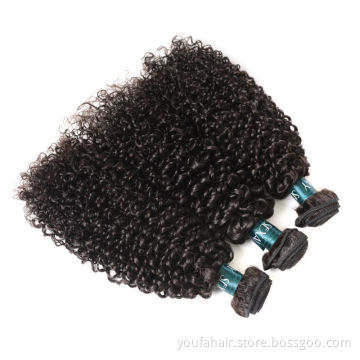 12A Wholesale Mink Raw Brazilian Hair Extension Kinky Curly Indian Hair Bundle Virgin Cuticle Aligned Human Hair Bundle Vendor